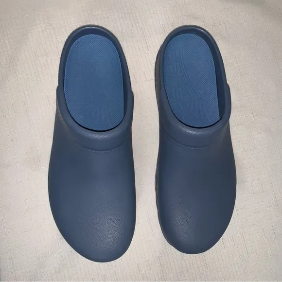 NWOT Dansko Kane Eva Clog Shoes Women EU 39 8.5/9 Blue Nursing Doctor Restaurant
