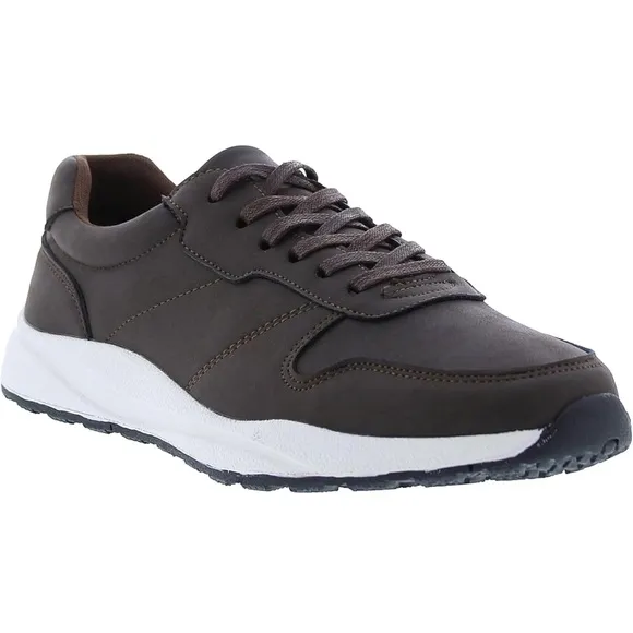 NWOT English Laundry Asher Men's Brown Leather Sneakers size 13