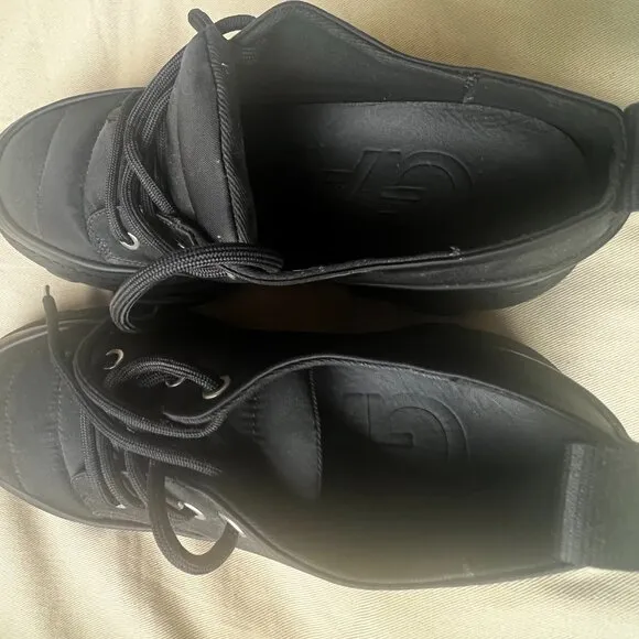 NWOT! GANNI Rubber-trimmed quilted shell brogues Size 8/EU39