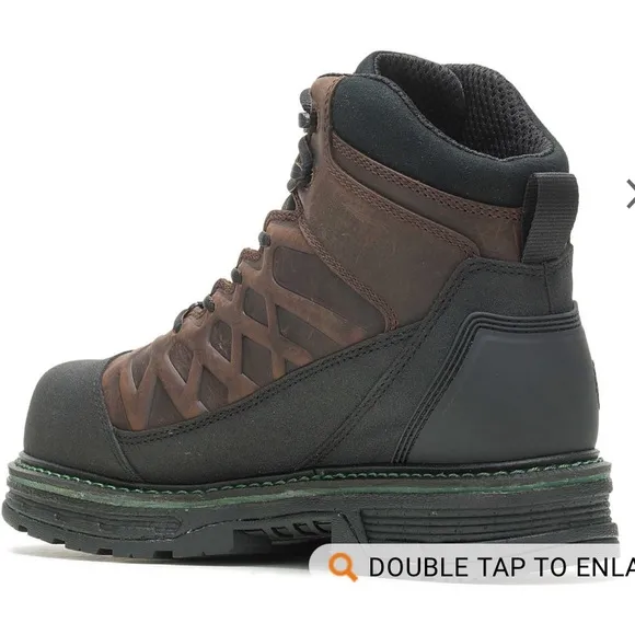 NWOT Hytest FootRests Rival Waterproof Nano Toe 6” Steel Toe Work Boot