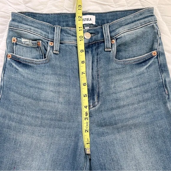 NWOT Pistola Lennon High Rise Crop Boot Jeans, Caravan, Size 26