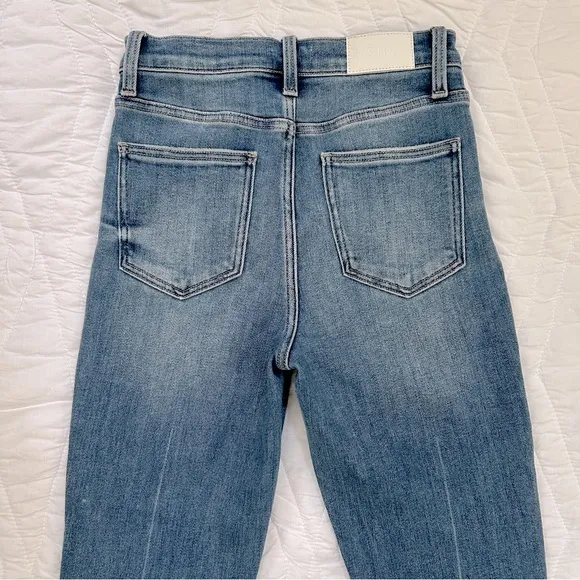 NWOT Pistola Lennon High Rise Crop Boot Jeans, Caravan, Size 26