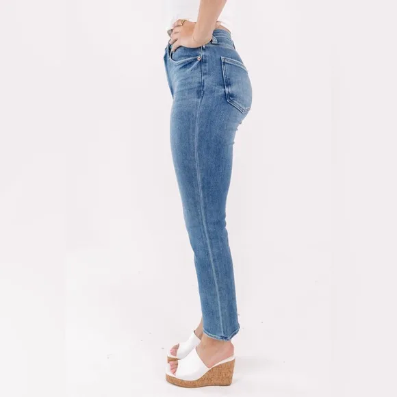 NWOT Pistola Lennon High Rise Crop Boot Jeans, Caravan, Size 26
