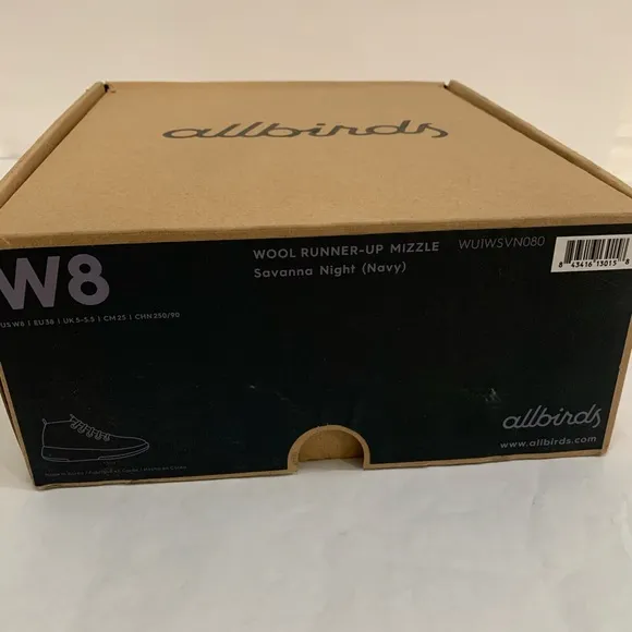 NWT Allbirds Women’s Wool Runner-up Mizzles Limited Edition  Size:8W