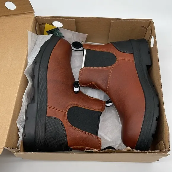 NWT And Box Original Muck Boot Company Men’s Chore Farm Leather Chelsea 9.5