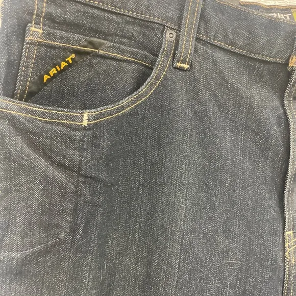NWT Ariat Rebar M5 Denim 5-Pocket Straight Leg Work Jeans 44/34