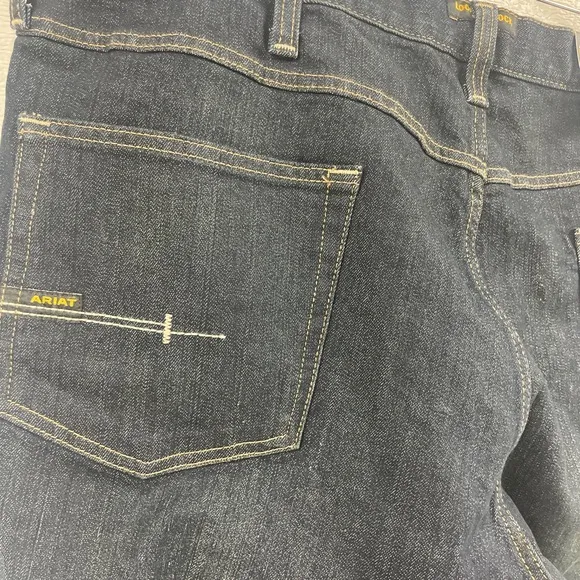 NWT Ariat Rebar M5 Denim 5-Pocket Straight Leg Work Jeans 44/34