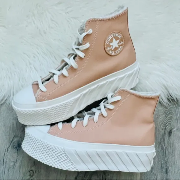 NWT Converse Chuck Taylor All Star Lift 2X Platform Cozy Tones Women’s Shoes