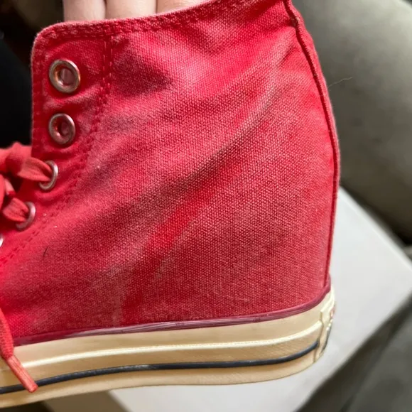 NWT: Converse Women's Red high heel Sneakers