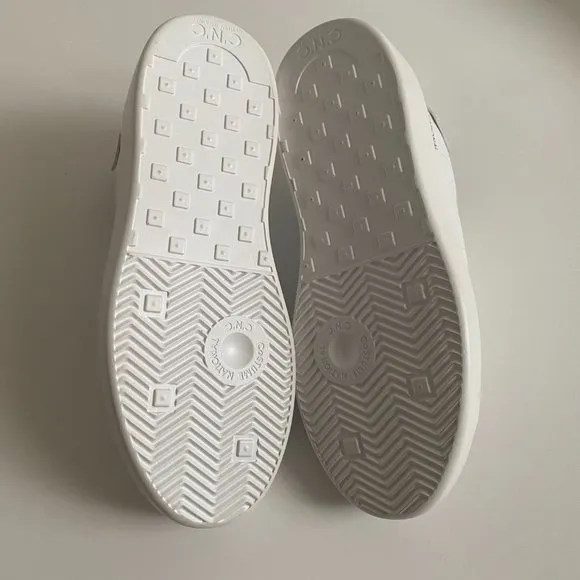NWT CoSTUME National Chunky White Classic Luxury Sneakers Size EU 38 18800/W