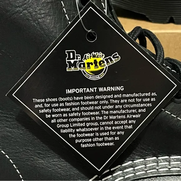NWT Dr. Martens 1460 Pascal Bex Exposed Steel Toe Boots Size 10