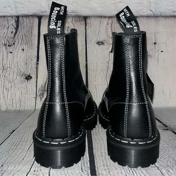 NWT Dr. Martens 1460 Pascal Bex Exposed Steel Toe Boots Size 10