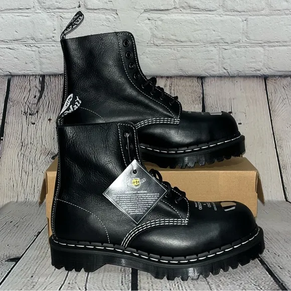 NWT Dr. Martens 1460 Pascal Bex Exposed Steel Toe Boots Size 9