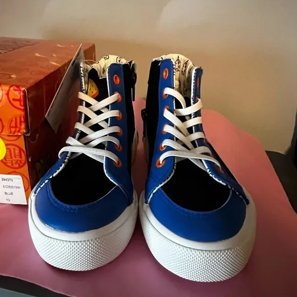 Nwt-dragonball Z Boys High Top Sneakers