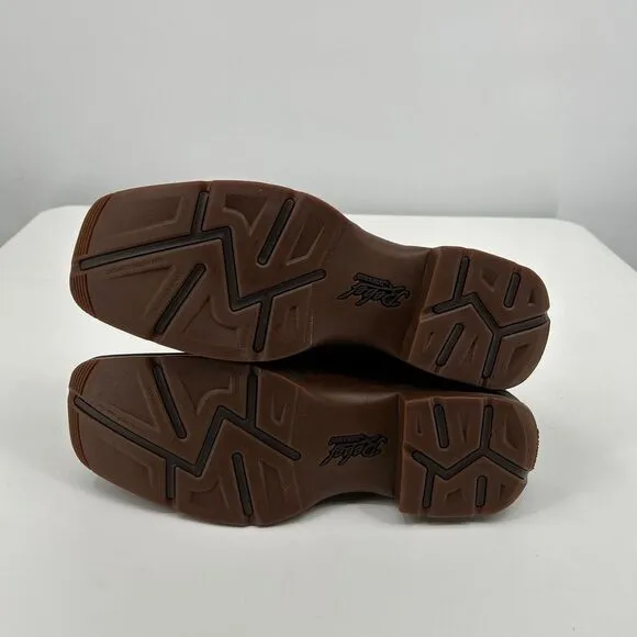 NWT Durango DB5444 Brown Leather Square Toe Slip-On Western Boots