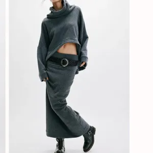 NWT Free People Milley Reversible Set in Steel