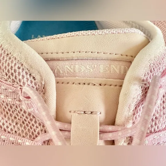NWT Lands' End Women's Sneaker Water Shoes Ice Pink Athletic Mesh Outdoor Size 7