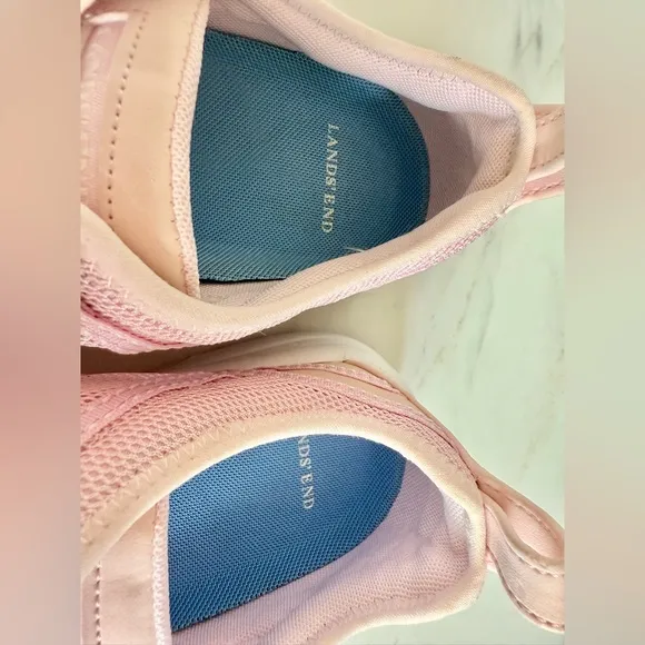 NWT Lands' End Women's Sneaker Water Shoes Ice Pink Athletic Mesh Outdoor Size 7