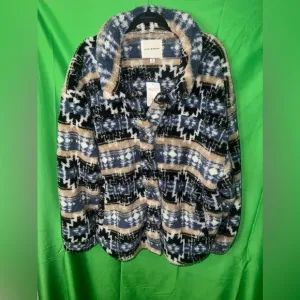 NWT Lucky Brand Sherpa Fleece Shacket size XL