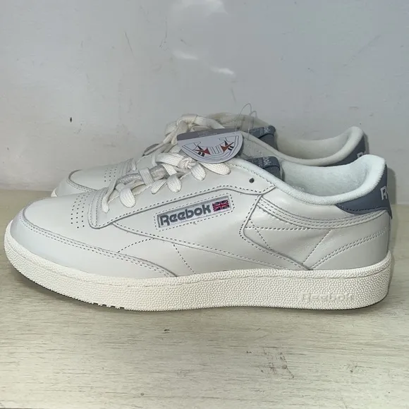 NWT - Men's Reebok Club C 85, White/Grey [EF3253] - Size 10 Medium