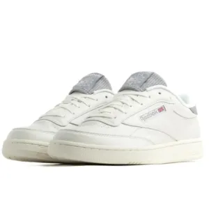 NWT - Men's Reebok Club C 85, White/Grey [EF3253] - Size 10 Medium