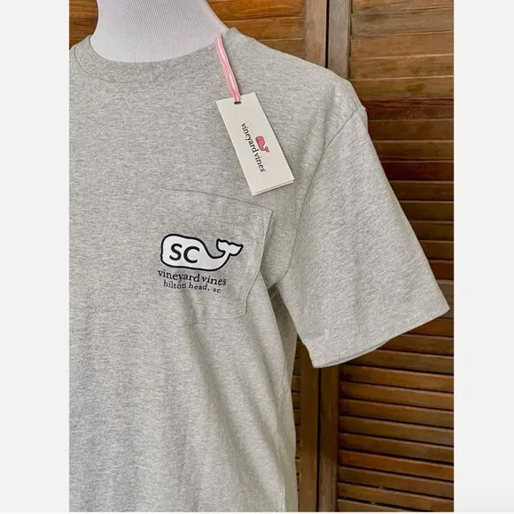 NWT! NEW! VINEYARD VINES HILTON HEAD SOUTH CAROLINA PINK VAN TEE T-SHIRT MENS XS