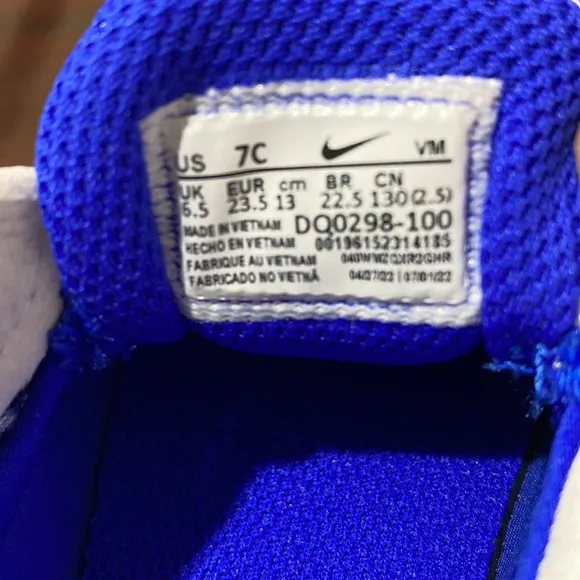 NWT Nike Air Max TW Racerblue baby boy sneakers.Size 7.High rated