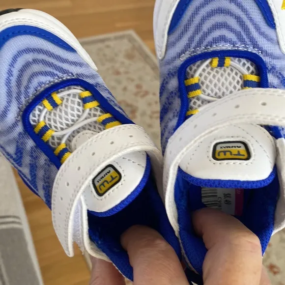 NWT Nike Air Max TW Racerblue baby boy sneakers.Size 7.High rated