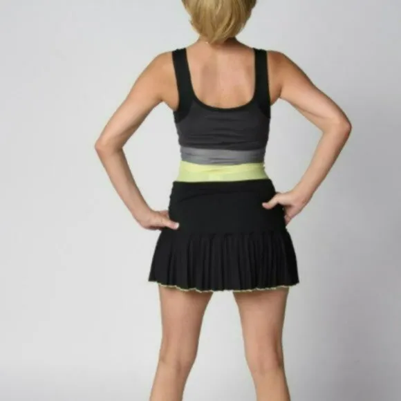 Nwt Nike Black Tennis Dress w/ Bra Pleated Skirt S Small