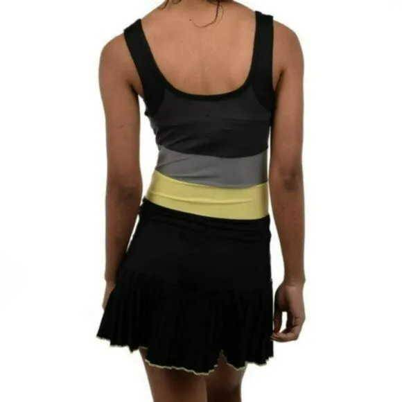 Nwt Nike Black Tennis Dress w/ Bra Pleated Skirt S Small