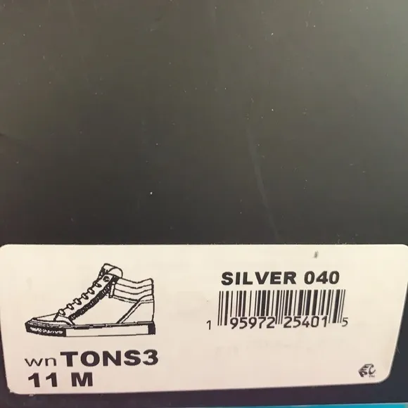 NWT. Nine West Women's Tons High Top Hidden Wedge Sneakers. Size 11.
