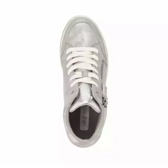 NWT. Nine West Women's Tons High Top Hidden Wedge Sneakers. Size 11.