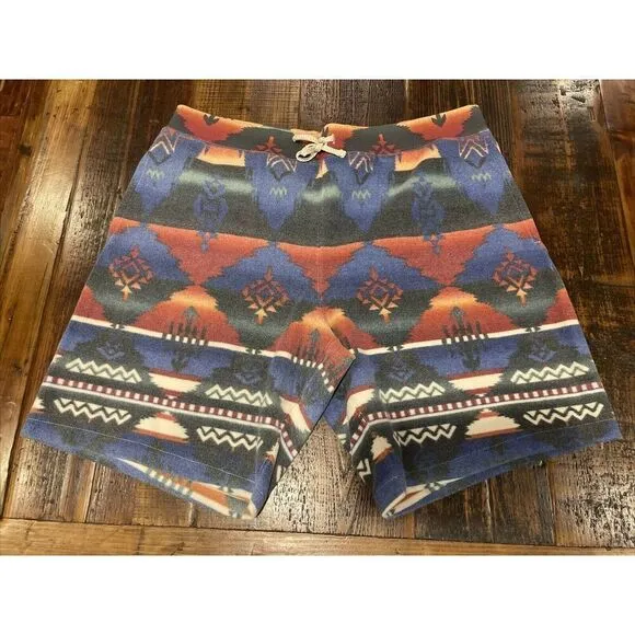 NWT Polo Ralph Lauren Men’s Aztec Southwestern Fleece Shorts Size 3XB Big Tall
