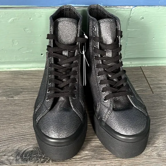 NWT superga 2708 High Top Lamé Sneakers