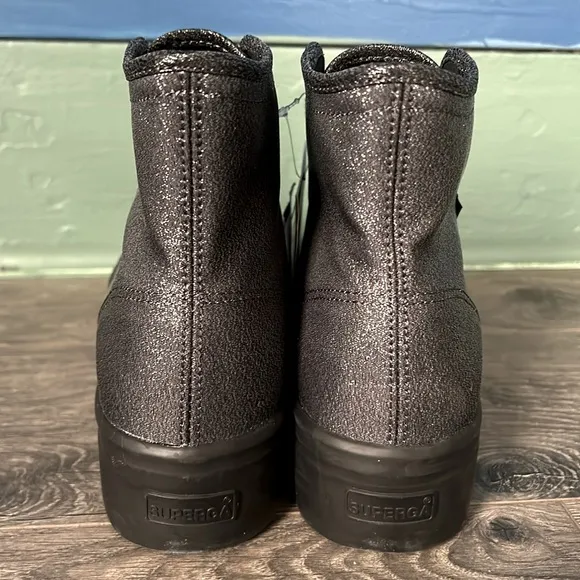 NWT superga 2708 High Top Lamé Sneakers
