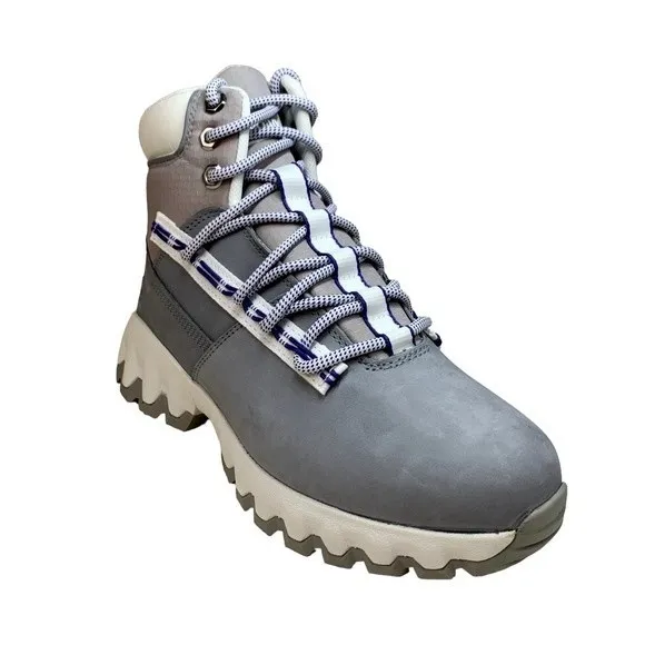 NWT Timberland Greenstride Edge Waterproof Nubuck Gray Hiking Boots 8