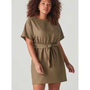 NWT Vetta The Convertible Wrap Mini Dress Khaki size XL