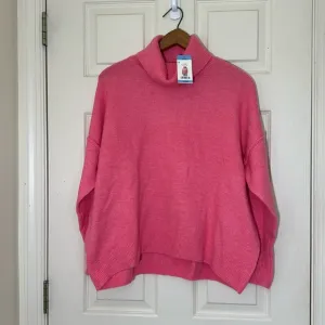 NWT Vince Camuto Pink Turtleneck Sweater Size Large