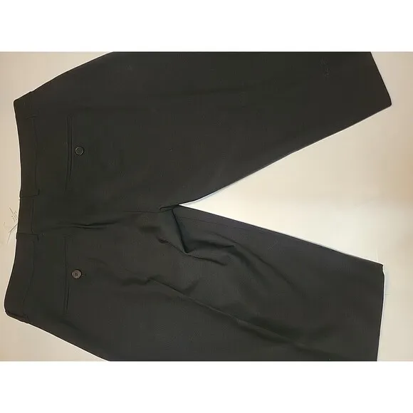 NWT Vince Womens Bermuda Shorts Sz 4 Cotton Hook &amp; Eye Zipped Black $225