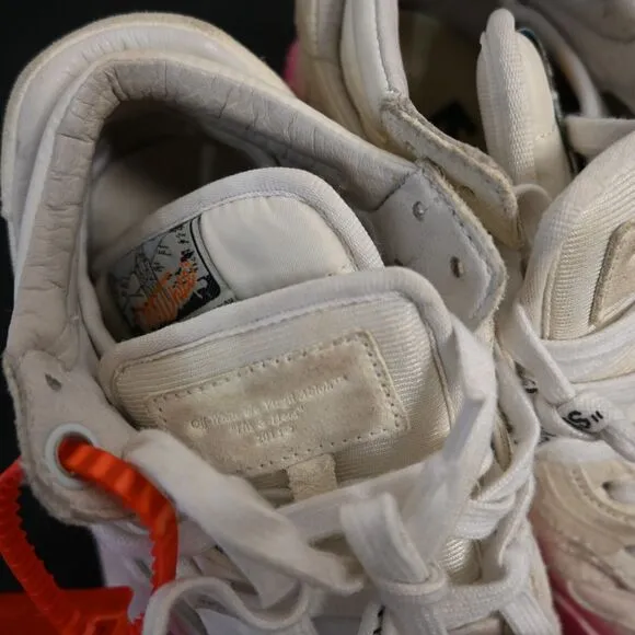 OFF-WHITE 3.0 Trainers Pink Ombre Chunky Sneakers Size 38