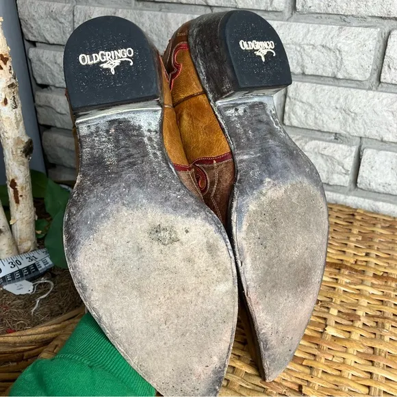 Old Gringo Golondrita Boot Volcano Floral Leather Cowboy Cowgirl