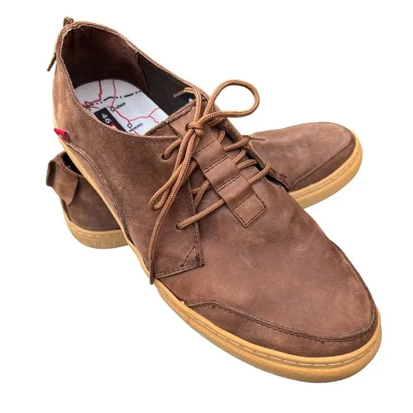 Oliberte’ Men’s Brown Leather Lace Comfort Shoes from Africa Size 46 / U…