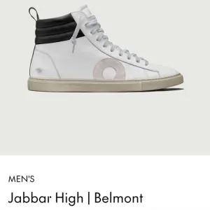 Oliver Cabell Jabbar High Men's White and Black High-Top Sneakers