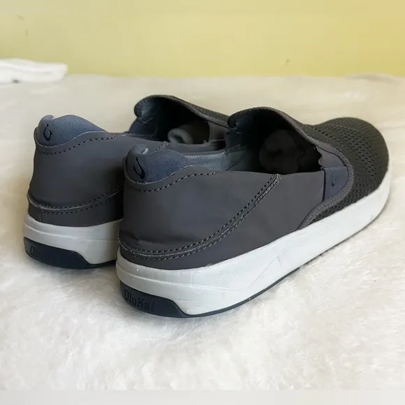 Olukai Lae’ahi  Gray Slip-On Men's Sneakers Shoes Sz 12