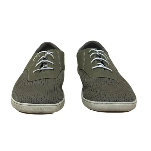 OluKai Nohea Moku Boat Shoes 10 Men Green Hawaii Breathable Quick Drying Slip On