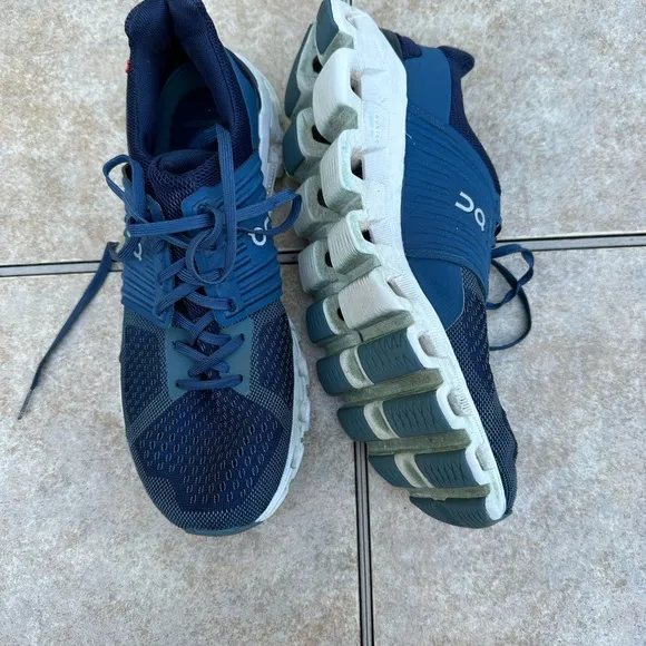 On Cloud Mens Cloudswift Blue Running Shoes Comfort
