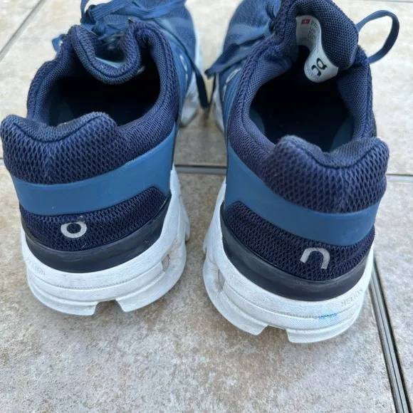 On Cloud Mens Cloudswift Blue Running Shoes Comfort