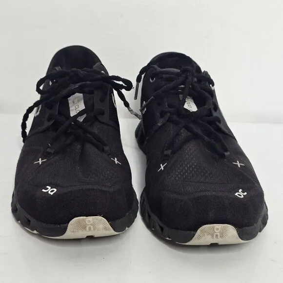 On Cloud X 3 Mens Sz 12 Black Running Shoes Sneakers 60.98705 Swiss Engineering