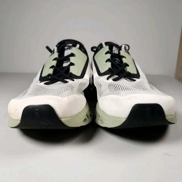 ON CLOUDSTRATUS Green White Men's Running Athletic Shoes CLOUDTEC Size 14 M