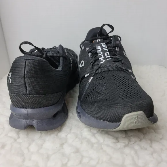 On Cloudsurfer Mens  Shoes Black Running Walking Trainer Sneaker Comfort